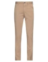 Incotex Man Pants Camel Size 36 Cotton, Elastane In Beige