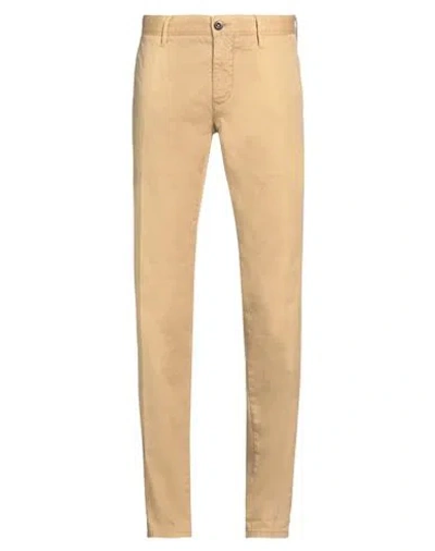 Incotex Man Pants Camel Size 30 Cotton, Elastane In Beige