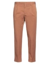 Incotex Man Pants Camel Size 32 Cotton, Elastane In Beige