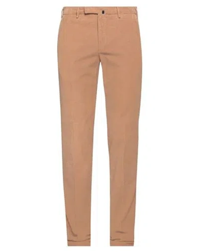 Incotex By Slowear Man Pants Camel Size 32 Cotton, Elastane In Nude