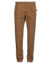 Incotex Man Pants Camel Size 36 Cotton, Polyester In Beige