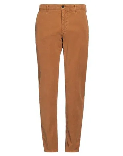 Incotex Man Pants Camel Size 31 Cotton, Elastane In Beige