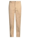 Incotex Man Pants Camel Size 35 Cotton, Elastane In Beige