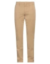 Incotex Man Pants Camel Size 35 Cotton, Elastane In Neutral