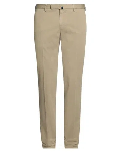 Incotex Man Pants Camel Size 38 Cotton, Elastane In Sand