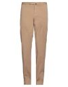 Incotex Man Pants Camel Size 38 Cotton, Elastane In Beige