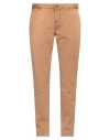 Incotex Man Pants Camel Size 38 Cotton, Elastane In Beige