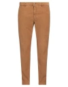 Incotex Man Pants Camel Size 38 Cotton, Elastane In Beige