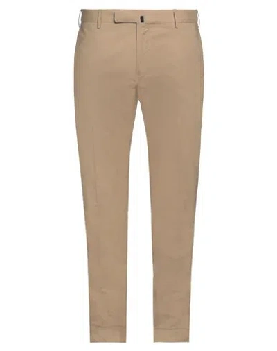Incotex Man Pants Camel Size 38 Cotton, Linen, Elastane In Beige