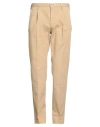 Incotex Man Pants Camel Size 40 Cotton, Elastane In Brown