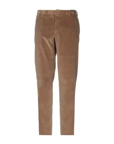 Incotex Man Pants Camel Size 44 Cotton In Beige