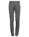 Incotex Man Pants Charcoal Size 30 Cotton In Gray