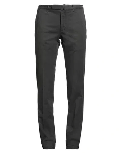 Incotex Man Pants Charcoal Size 34 Cotton, Elastane In Gray