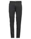 Incotex Man Pants Charcoal Size 34 Cotton, Elastane In Grey