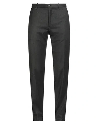Incotex Man Pants Charcoal Size 38 Virgin Wool In Gray