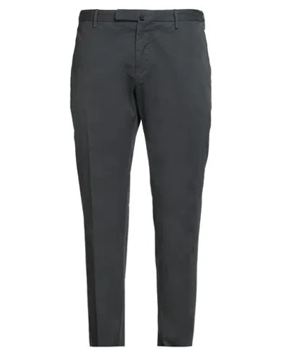 Incotex Man Pants Charcoal Size 40 Cotton, Elastane In Gray