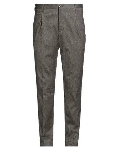Incotex Man Pants Charcoal Size 40 Cotton, Elastane In Gray