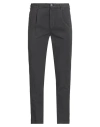 Incotex Man Pants Charcoal Size 40 Cotton, Elastane In Gray