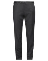 Incotex Man Pants Charcoal Size 40 Virgin Wool In Black