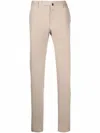 Incotex Trousers Back Pockets Belt Loops Side Pockets In Brown