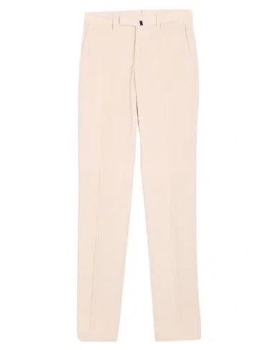 Incotex Man Pants Cream Size 26 Cotton, Elastane In Neutral