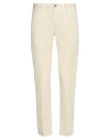 Incotex Man Pants Beige Size 32 Cotton, Elastane In Cream