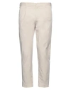 Incotex Man Pants Cream Size 32 Cotton, Elastane In Ivory