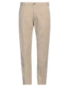 Incotex Man Pants Cream Size 38 Cotton, Elastane In White