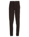 Incotex Man Pants Dark Brown Size 30 Cotton, Elastane