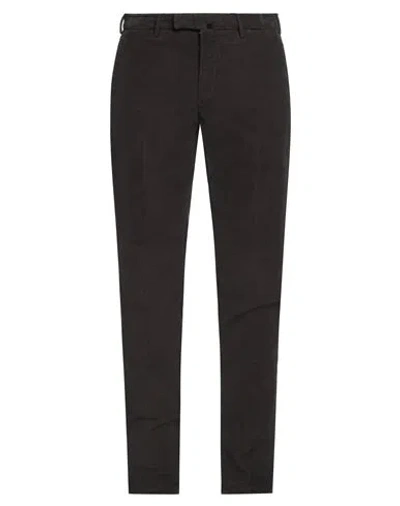 Incotex Man Pants Dark Brown Size 32 Cotton, Elastane In Brown