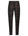 Incotex Man Pants Dark Brown Size 32 Virgin Wool In Brown