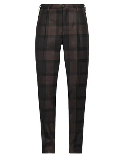 Incotex Man Pants Dark Brown Size 32 Virgin Wool