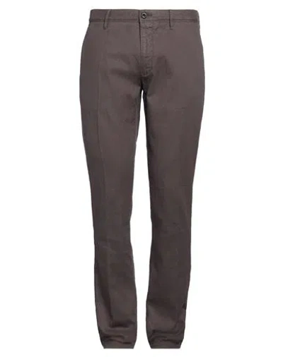 Incotex Man Pants Dark Brown Size 35 Textile Fibers
