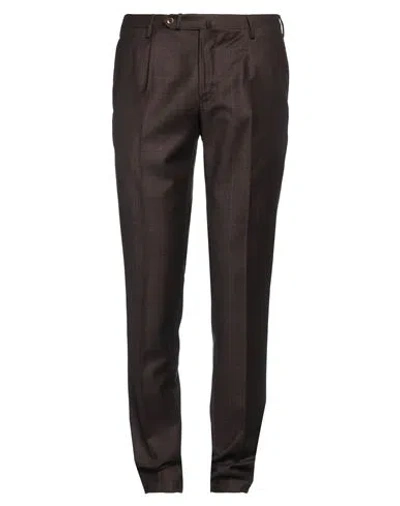 Incotex Man Pants Dark Brown Size 38 Virgin Wool