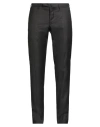 Incotex Man Pants Dark Brown Size 40 Wool In Black