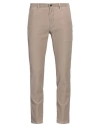 Incotex Man Pants Taupe Size 32 Cotton, Elastane In Grey