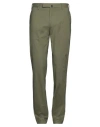 Incotex Man Pants Green Size 34 Cotton, Elastane