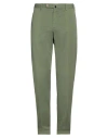 Incotex Man Pants Green Size 36 Cotton, Elastane