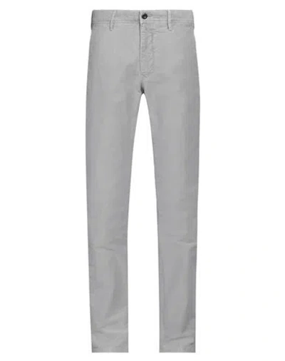 Incotex Man Pants Grey Size 32 Cotton, Elastane In Grey