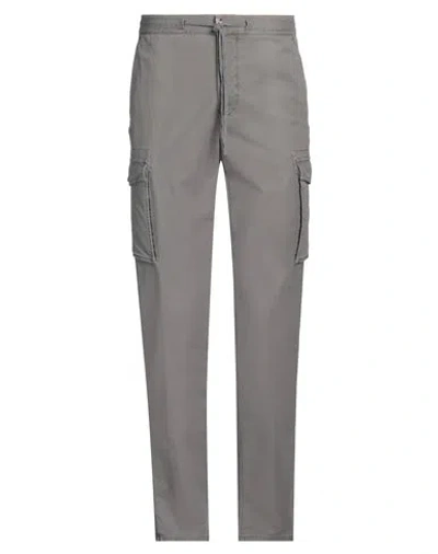 Incotex Man Pants Grey Size 31 Cotton, Elastane In Gray