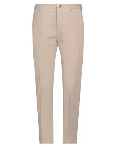 Incotex Man Pants Grey Size 34 Cotton, Linen In White