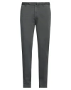 Incotex Man Pants Grey Size 34 Cotton, Linen, Elastane