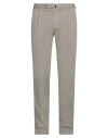 Incotex Man Pants Grey Size 34 Cotton, Lyocell, Elastane