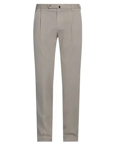 Incotex Man Pants Grey Size 34 Cotton, Lyocell, Elastane