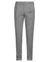 Incotex Man Pants Grey Size 34 Cotton, Polyester, Viscose, Elastane In Grey
