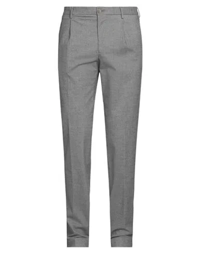 Incotex Man Pants Grey Size 34 Cotton, Polyester, Viscose, Elastane