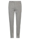 Incotex Man Pants Grey Size 34 Virgin Wool, Elastane, Cashmere In Gray