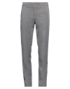 Incotex Man Pants Grey Size 35 Cotton, Elastane