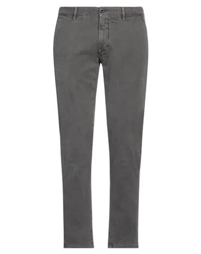 Incotex Man Pants Grey Size 38 Cotton, Elastane