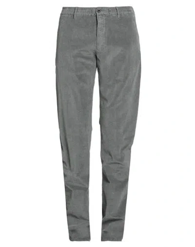 Incotex Man Pants Grey Size 35 Cotton, Elastane In Gray